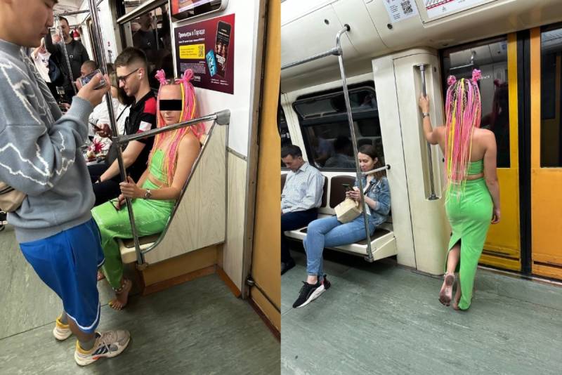 Неожиданные фото в метро